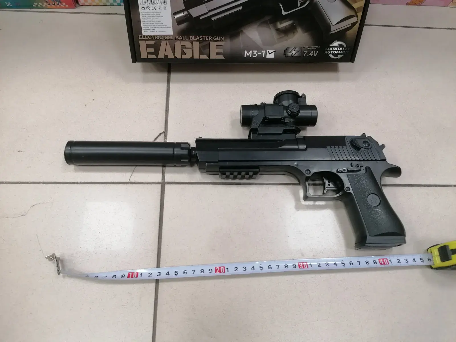 Pistolet na kulki Eagle M416 6V czarny