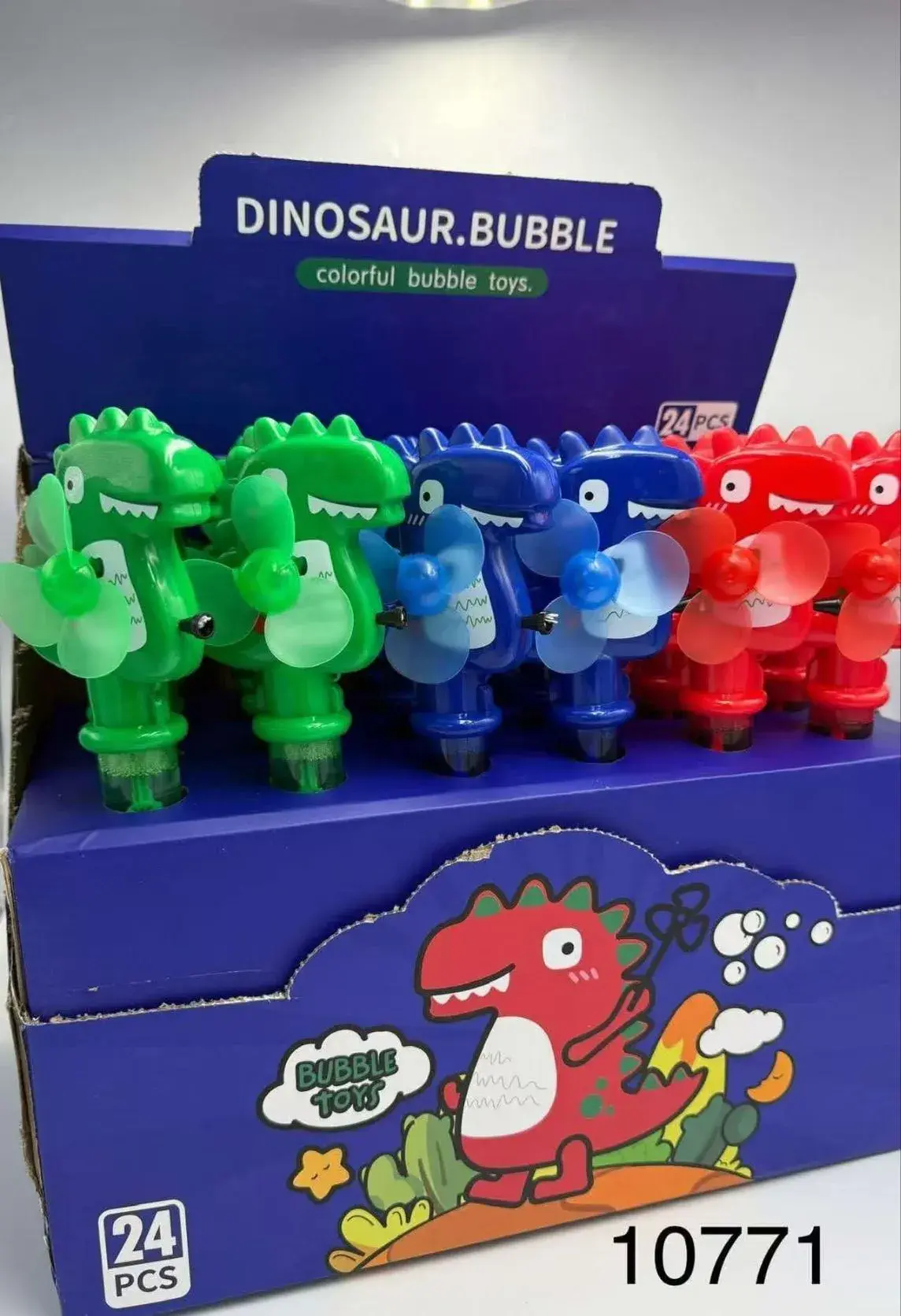 Banki Mydlane Bubble Dino 24 szt