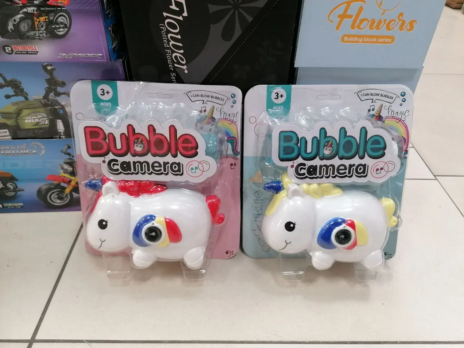Zabawka Bubble Camera jednorożec 3+