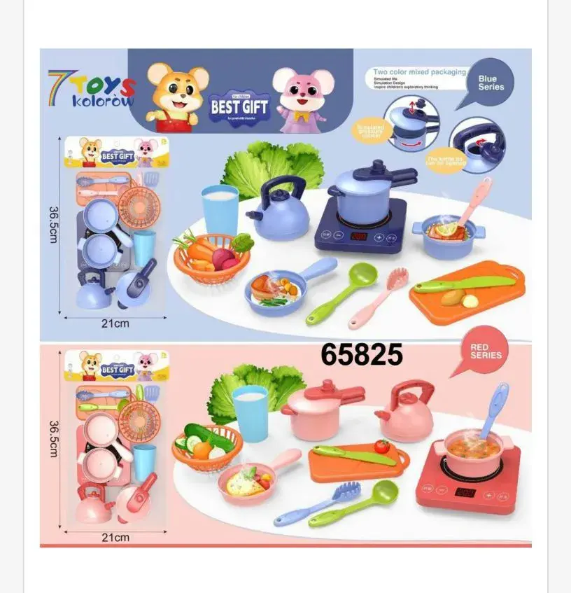 Zestaw zabawek kuchennych Best Gift 7 Toys 36x21 cm