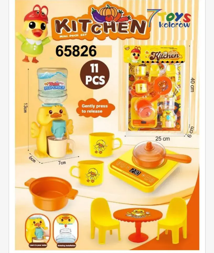 Zabawka Kuchenka Mini Kuchenka z Kaczuszką 11 el. 65826