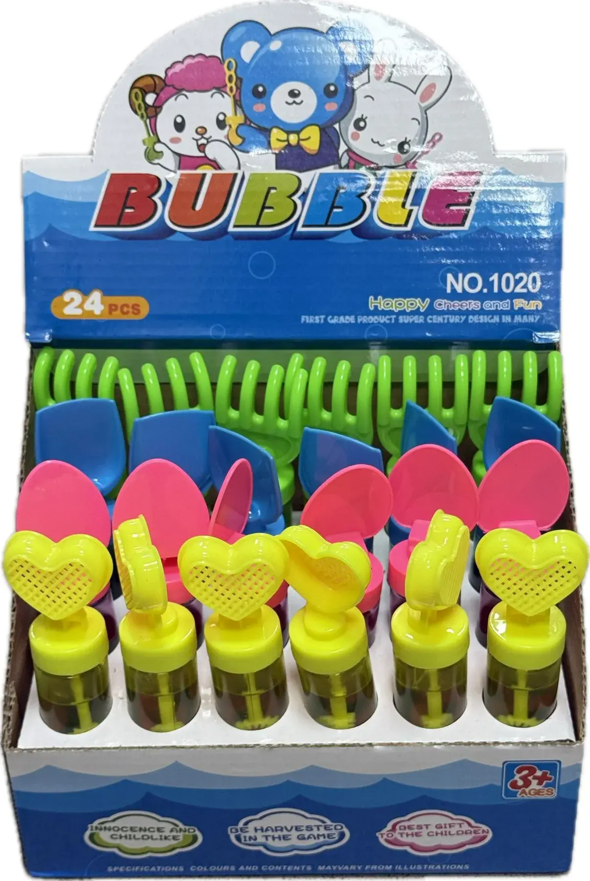 Banki Mydlane Bubble do robienia baniek 24 szt