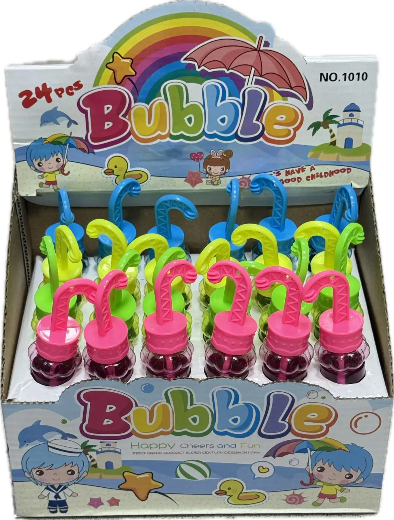 Banki Mydlane Bubble z Różdżkami 24 szt NO.1010