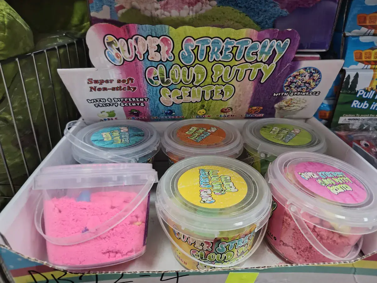 Super Cloud Stretchy Scented Cloud Putty z posypkami kolorowe zapachowe