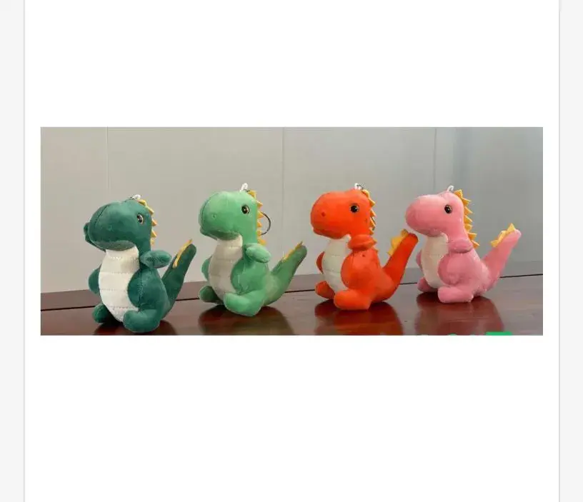 Brelok Maskotka Dinozaur Pluszowy 4 Kolory