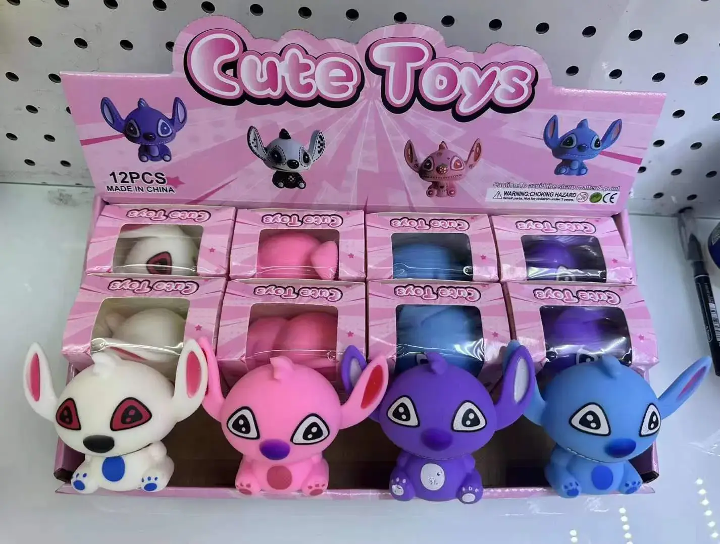 Gniotki Squeeze Toys Stitch Lilo 12 szt