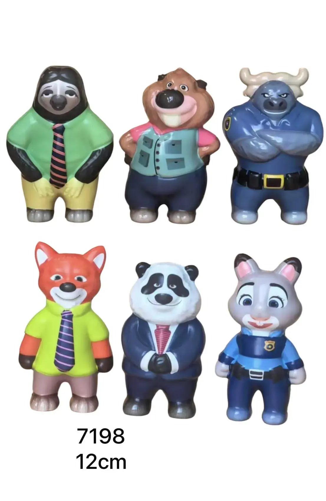 Gniotki Squeeze Zootopia 12cm 6 szt