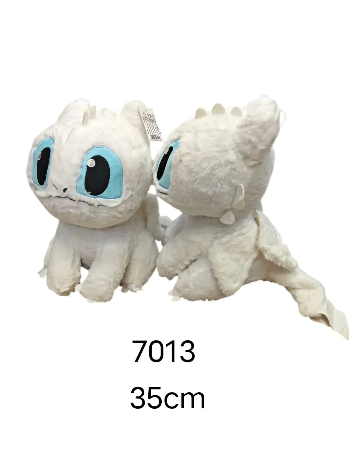 Maskotka Pluszowa Smok Biały 35cm