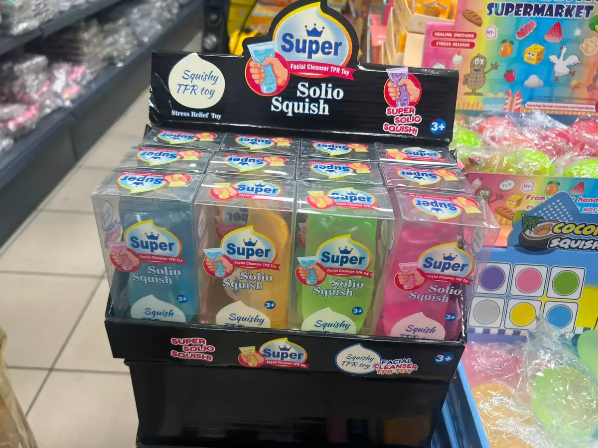 Super Solio Squish Zabawka Antystresowa TPR Kolorowa