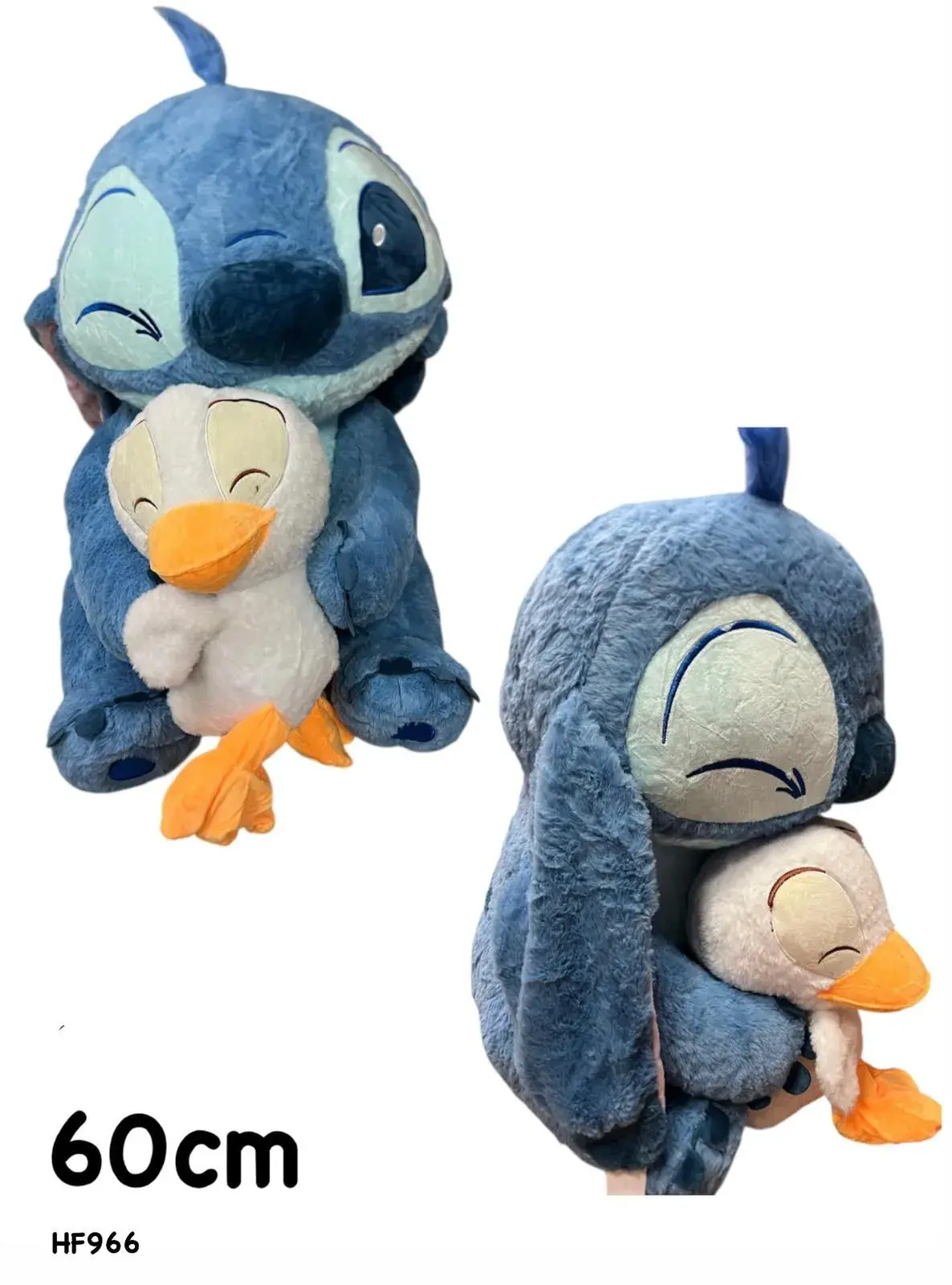 Maskotka Pluszowa Stitch z Kaczuszką 60cm