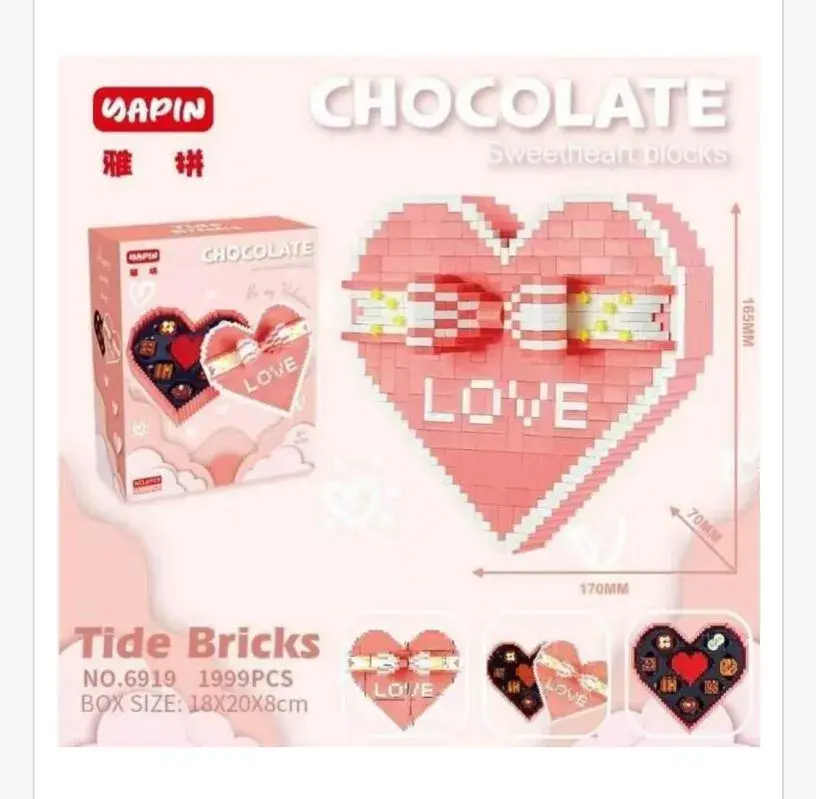 Klocki Chocolate Sweetheart 1999PCS