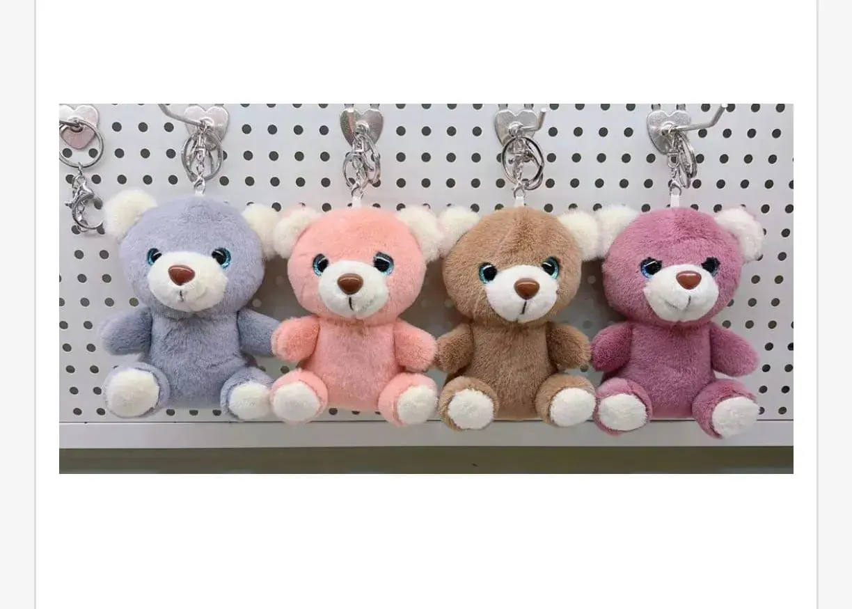 Brelok Maskotka Miś Plush 4 Kolory