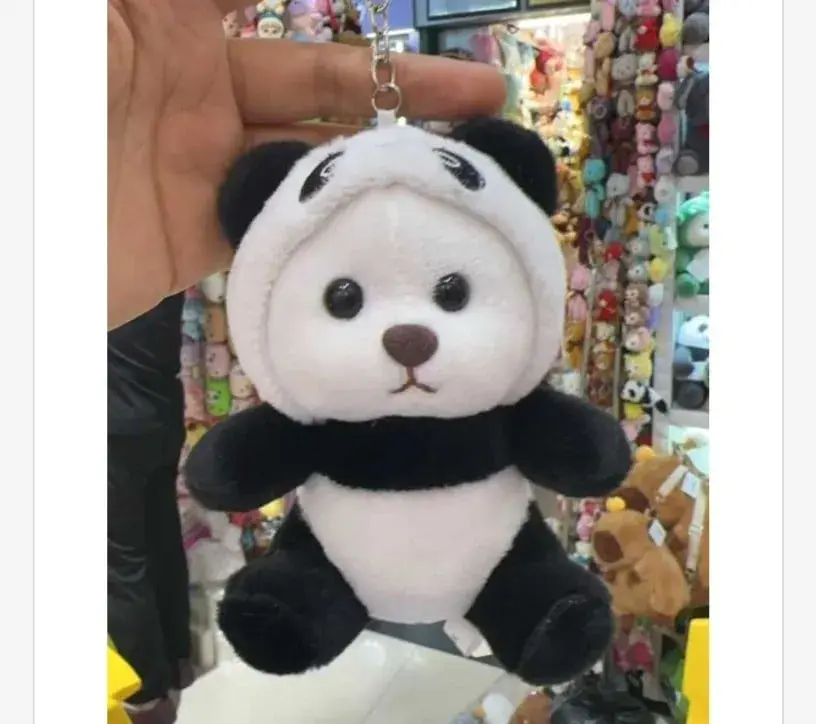 Brelok Maskotka Panda w Czapce z Uszami
