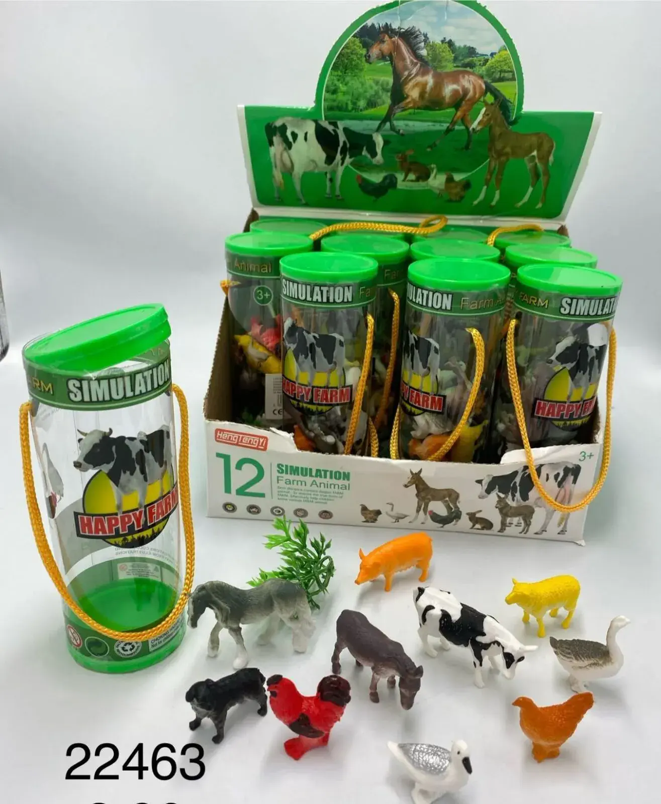 Zabawka Happy Farm Symulacja Farmy 12 szt