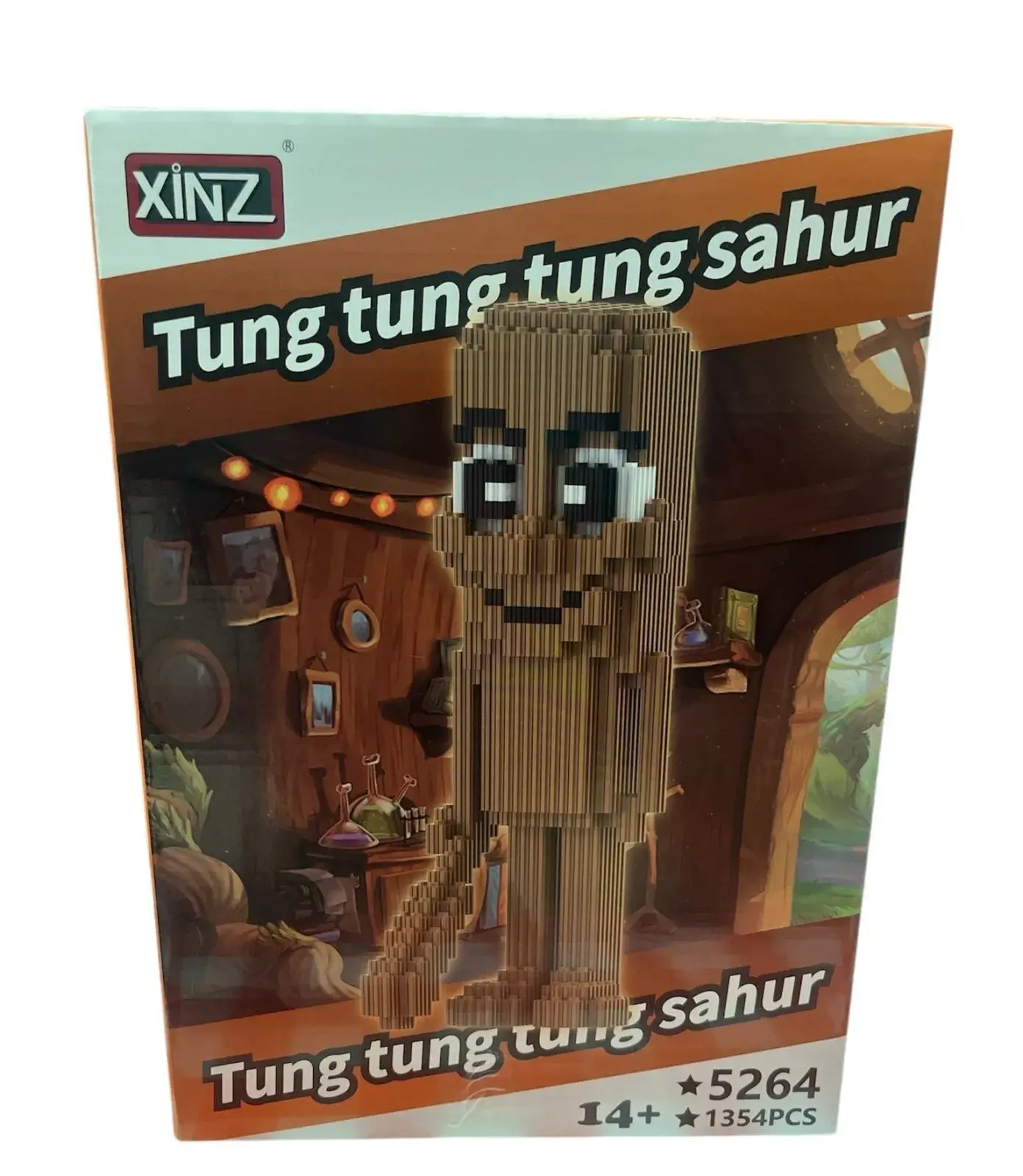 Klocki Brainroot/XinZ 1354PCS Tung Tung Sahur 14+