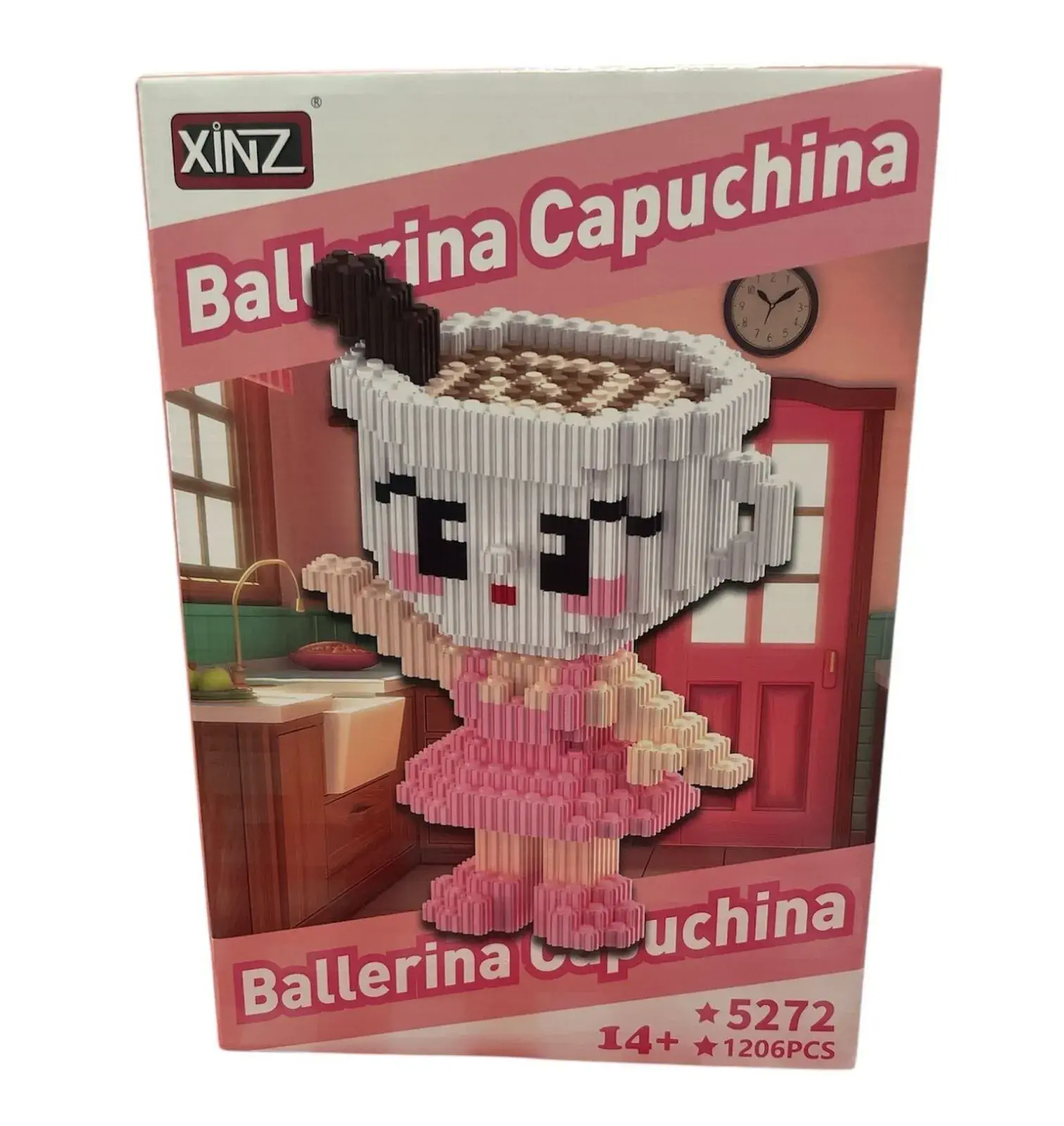 Klocki Brainroot Ballerina Capuccino 1206PCS