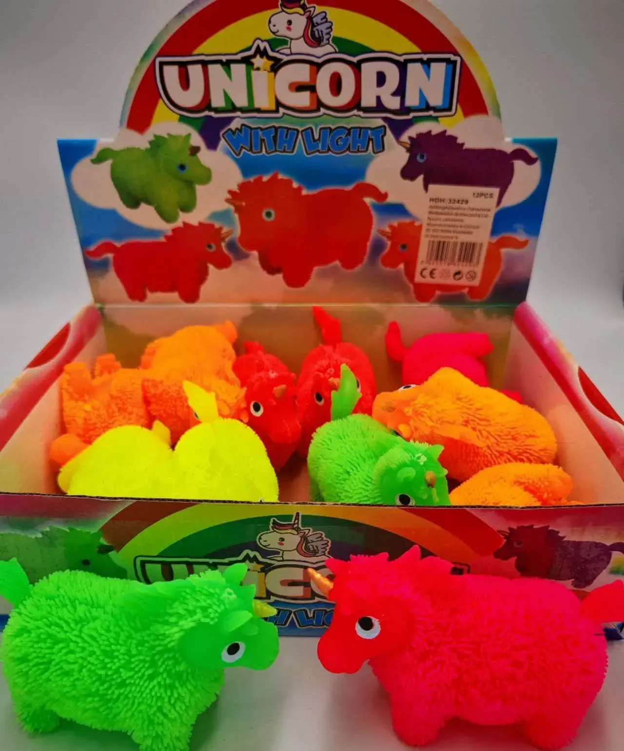 Gniotki Unicorn Vinyl 12 szt