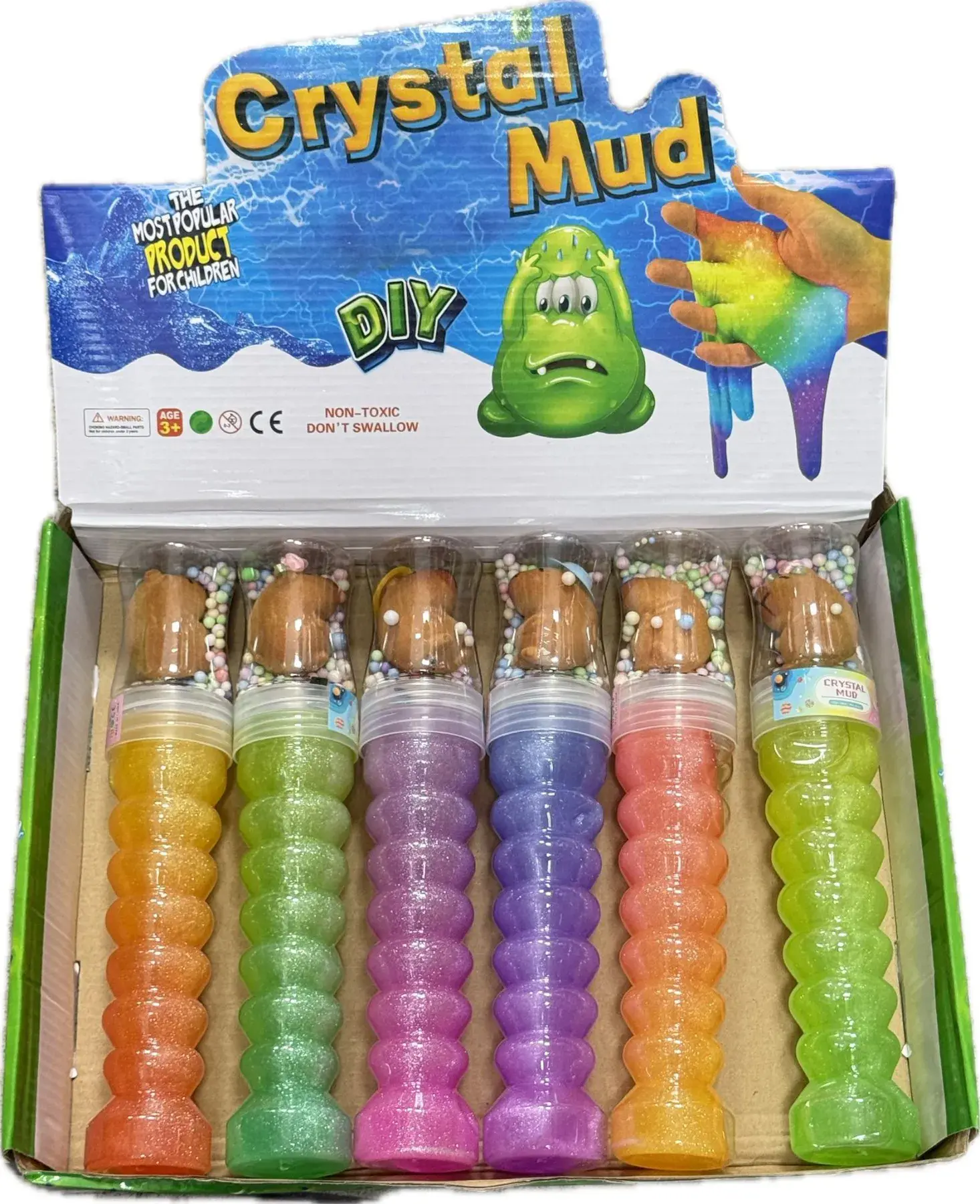 Zabawki Slime Crystal Mud Kapibara 6 kolorów