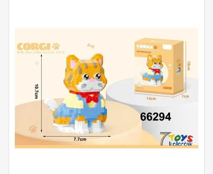 Zabawki Klocki Corgi Mini Building Blocks 66294