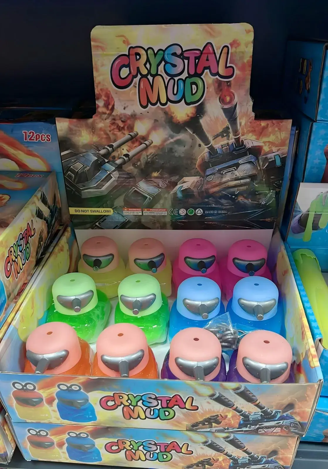 Crystal Mud Slime - 12 szt w opakowaniu