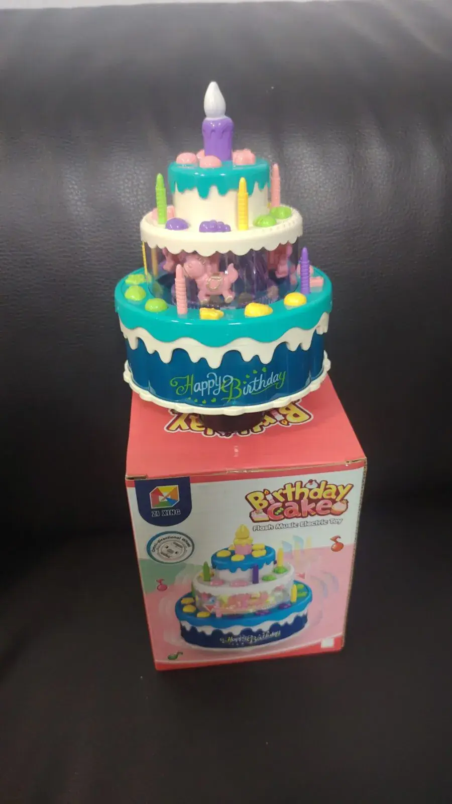Mini Zabawka Tort Urodzinowy Birthday Cake