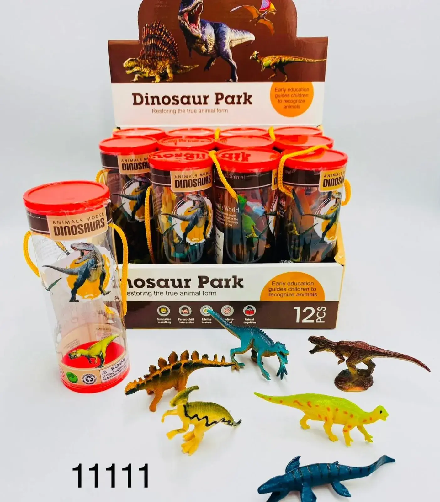 Zabawki Dinosaur Park - figurki dinozaurów w tubie