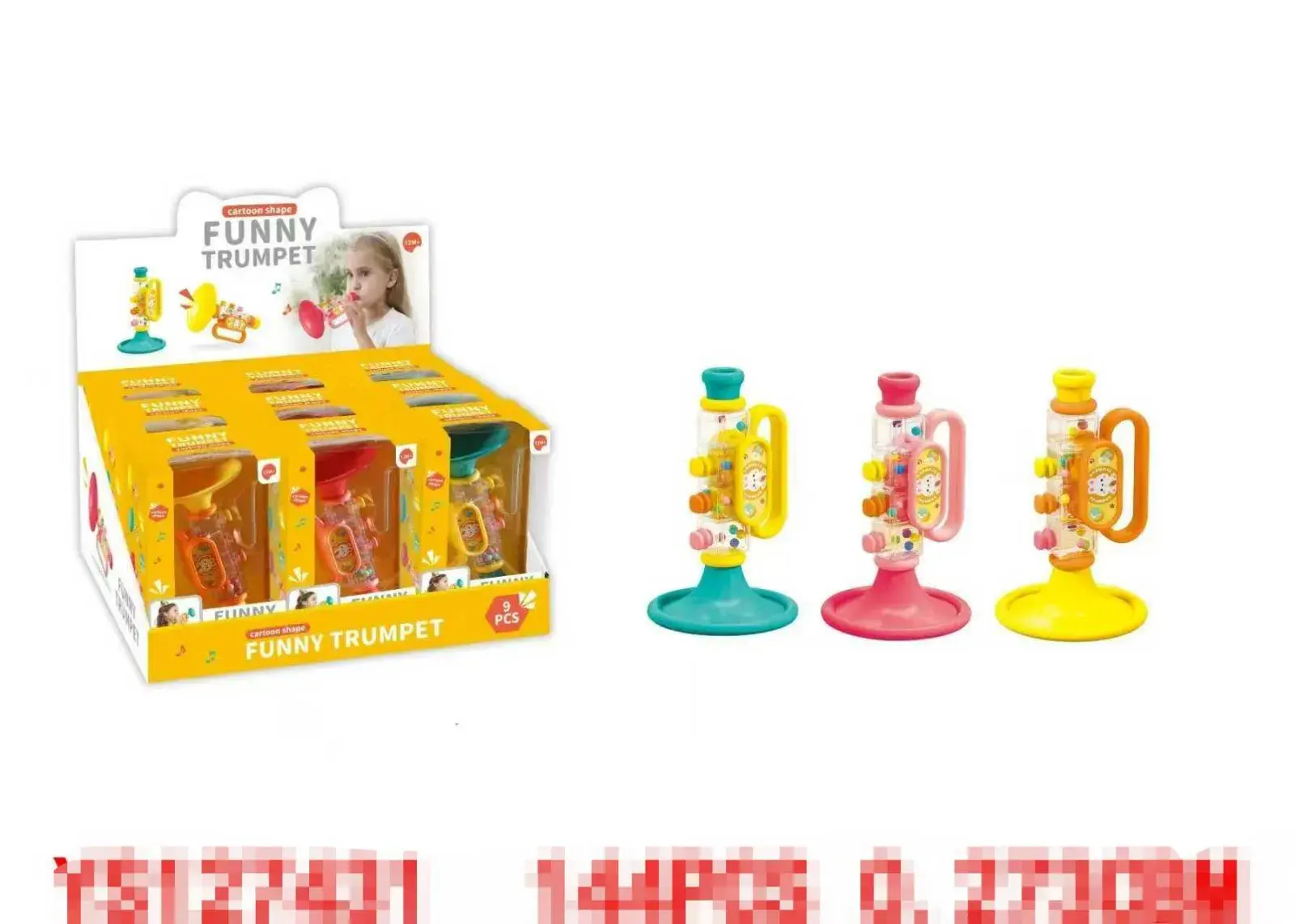 Zabawki Funny Trumpet - miniaturowe trąbki