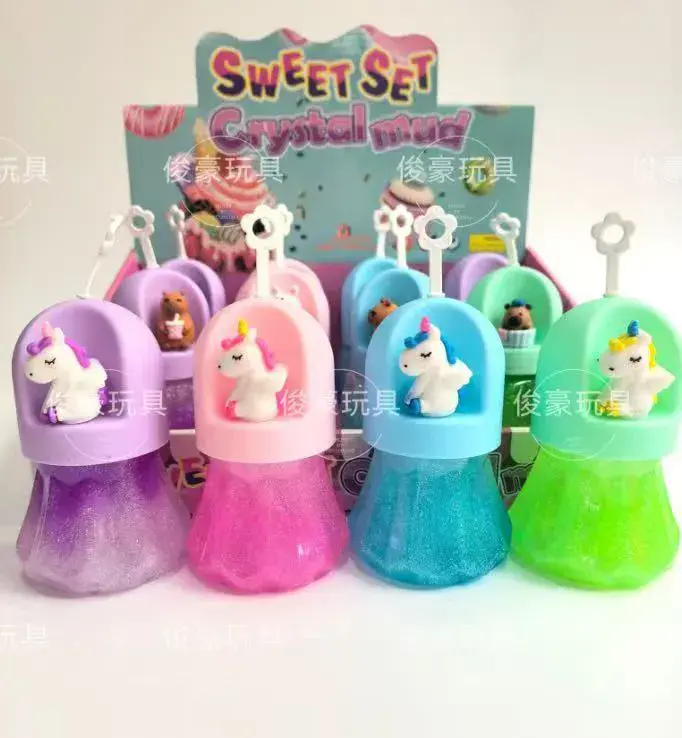 Zestaw Crystal Mud Sweet Set z Figurką Jednorożca 12 szt.