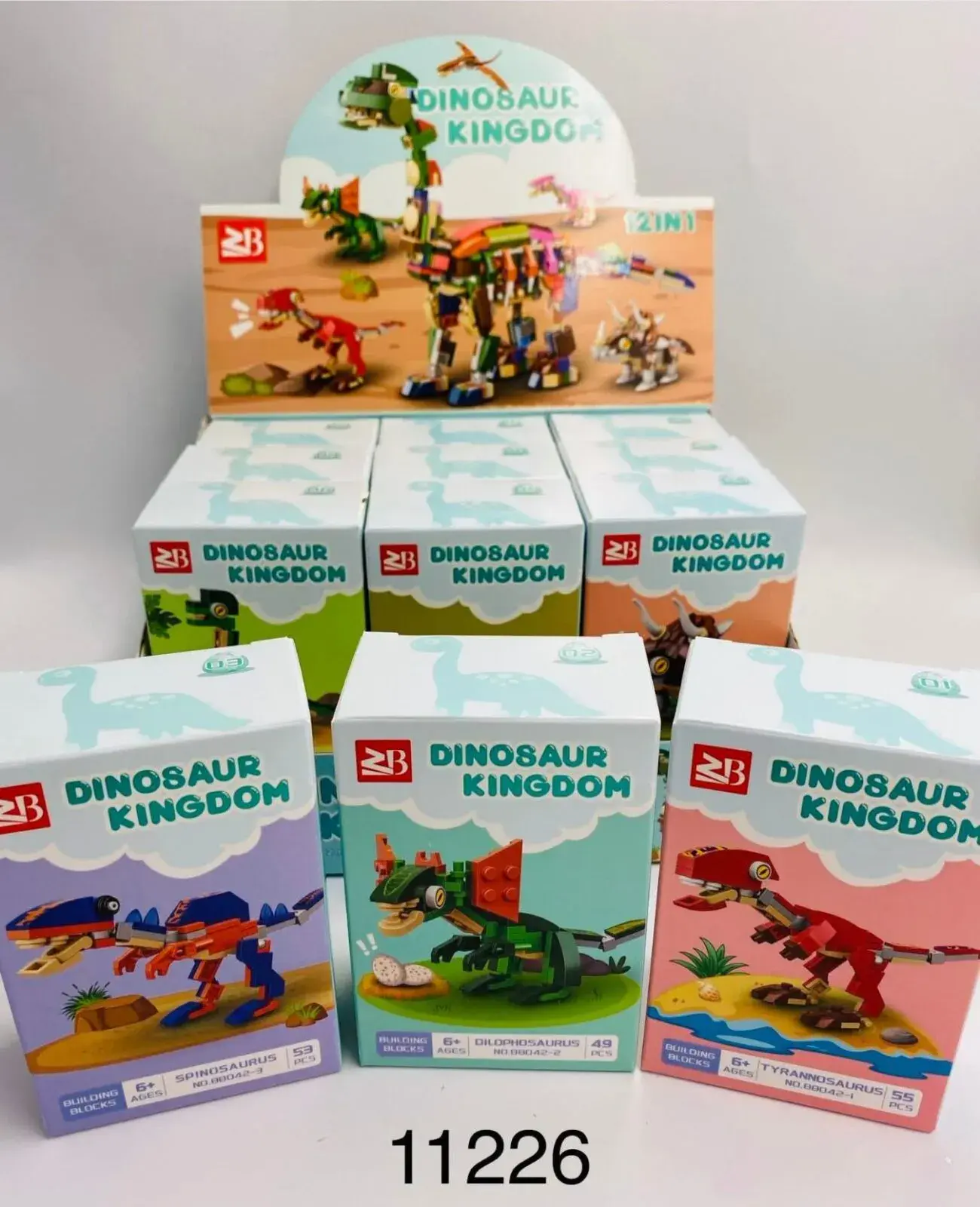 Zabawki Klocki Dinosaur Kingdom W310126-132