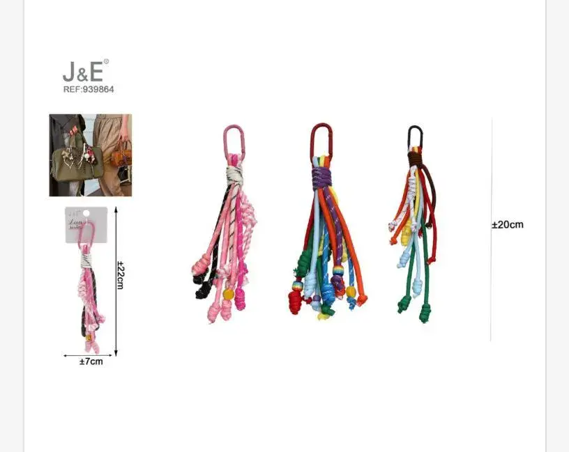Brelok do kluczy J&E REF 98964 20cm kolorowy
