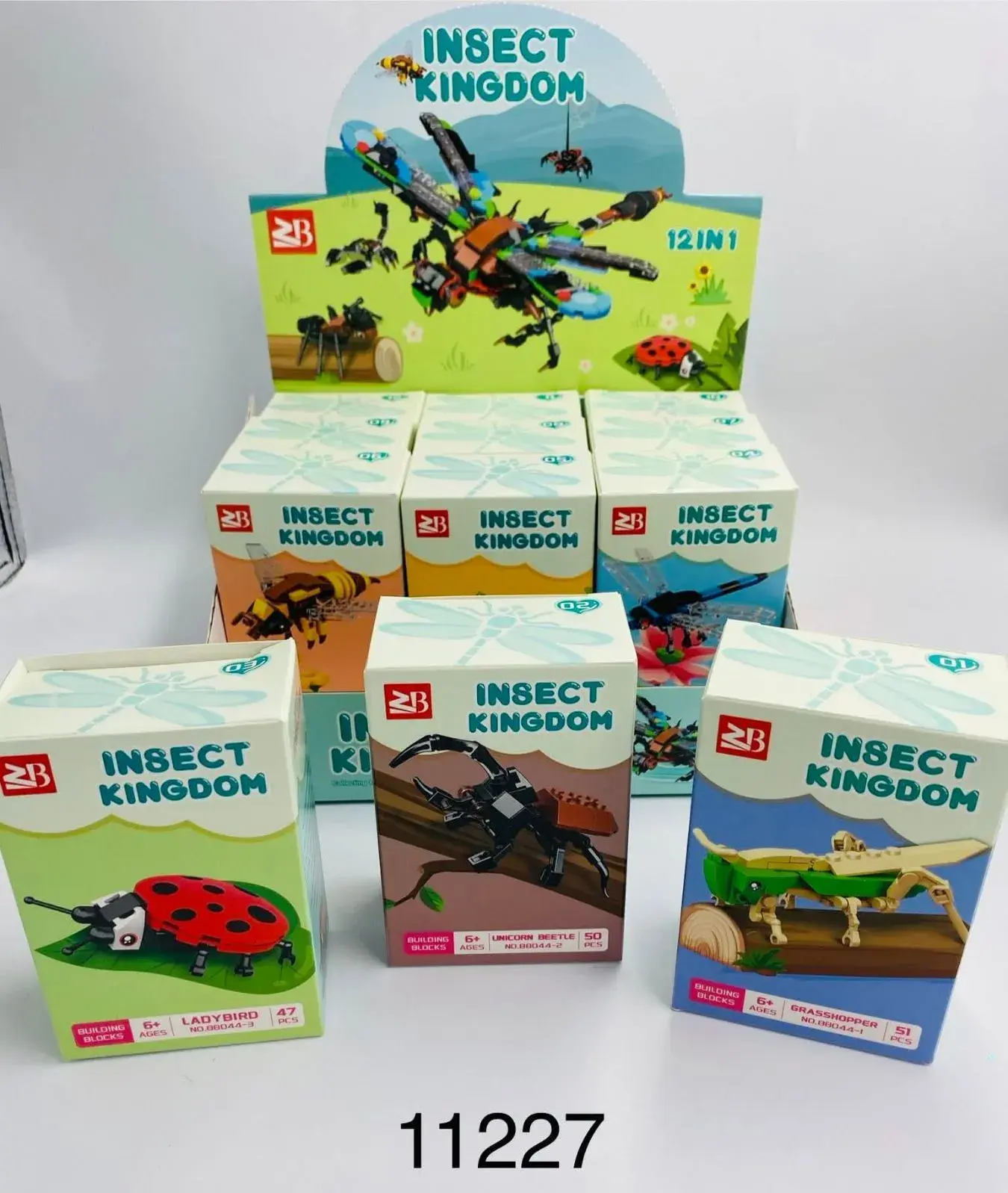 Zabawki Klocki Insect Kingdom 2w1