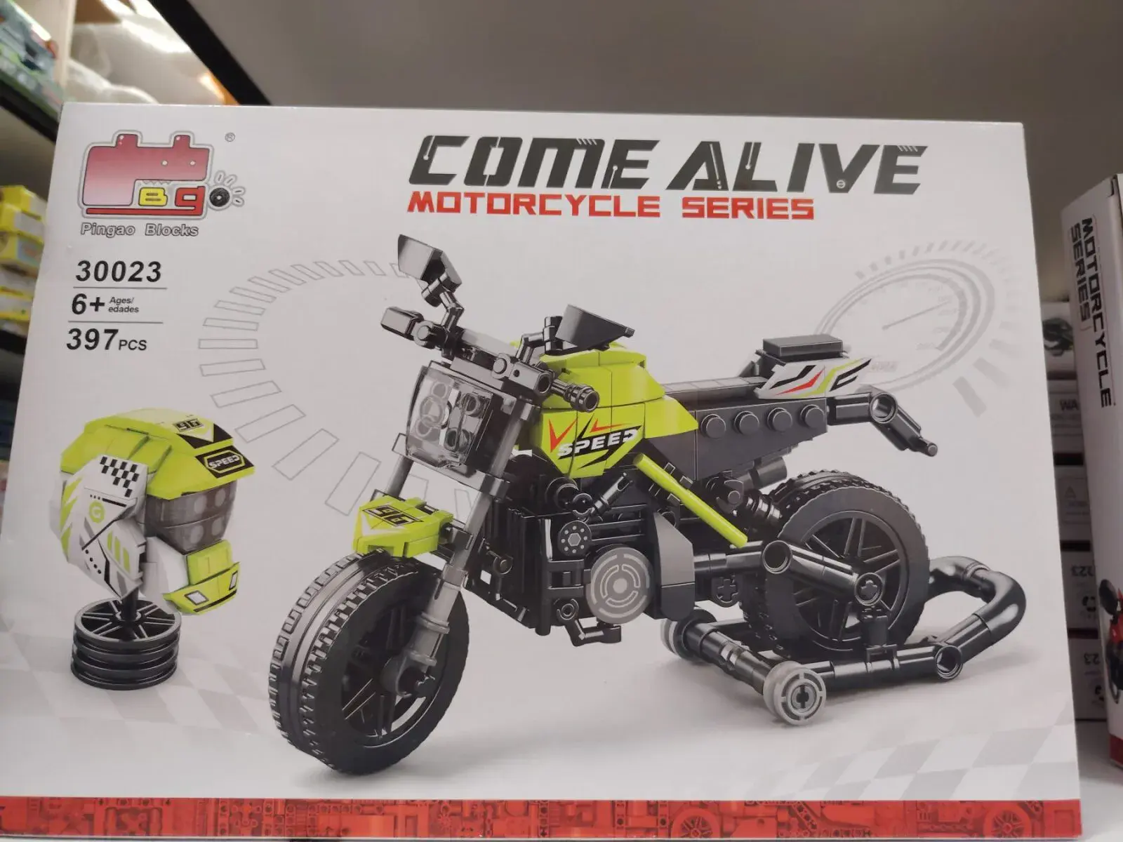 Zestaw klocków Motorcycle Come Come Alive 397 pcs