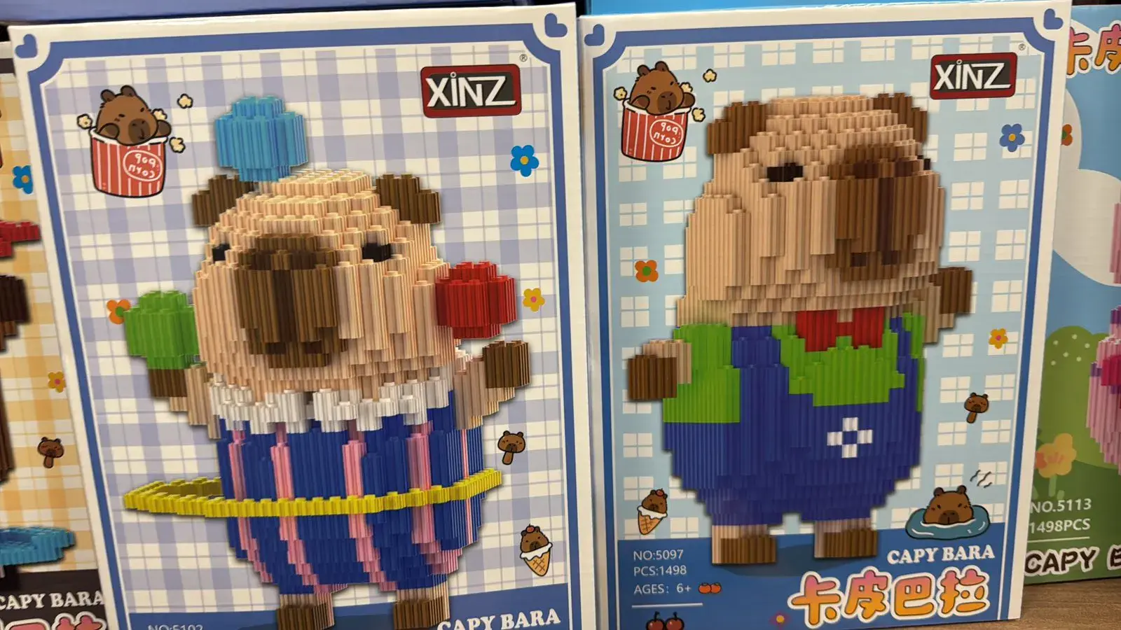 Zabawki Klocki Kapibara Capybara XINZ