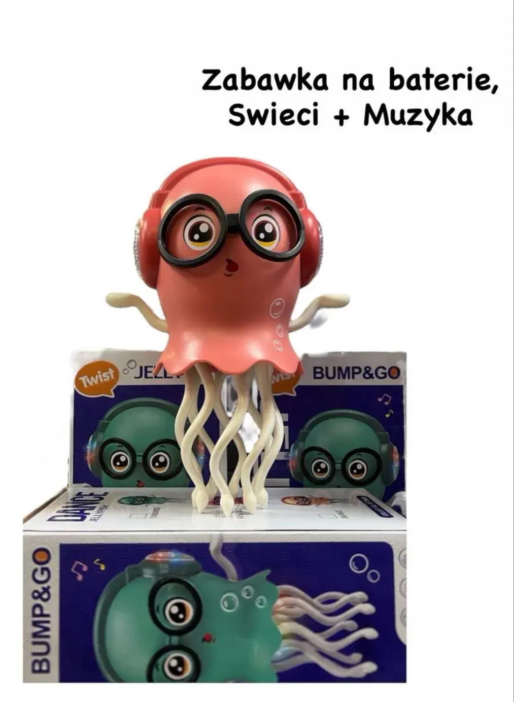 Zabawka Bump & Go Jelly Fish Mały