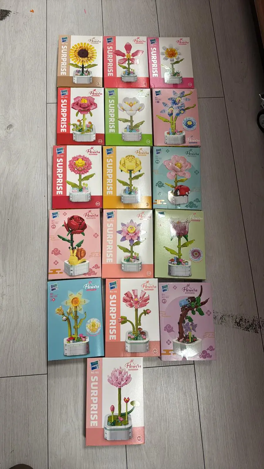 Zabawki Klocki Kwiaty Mix LEGO kwiaty w doniczkach