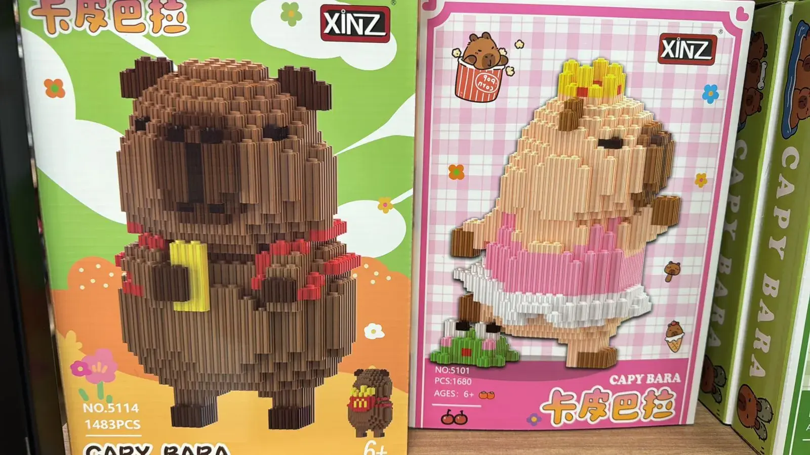 Zabawki Klocki Kapibara XINZ 154 pcs
