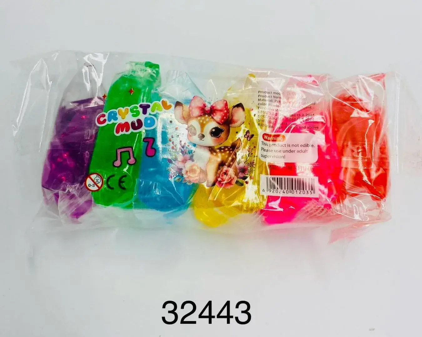 Zestaw Crystal Mud Slime 4 kolory