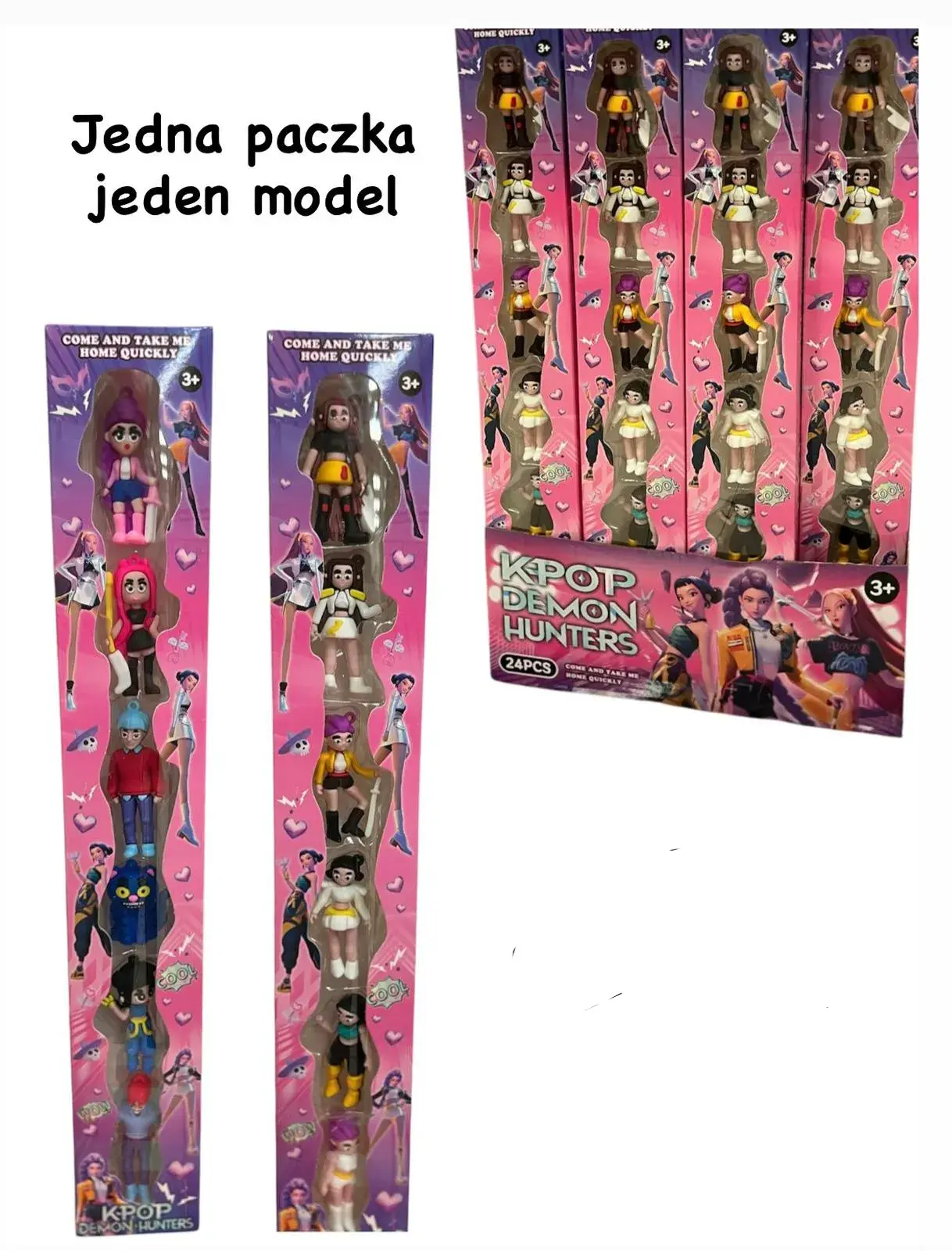 Zabawki Kpop Demon Hunters Figurki 3+ Brelok
