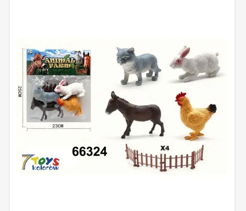 Zabawki Animal Farm figurki farmy 23x22 cm 6 szt