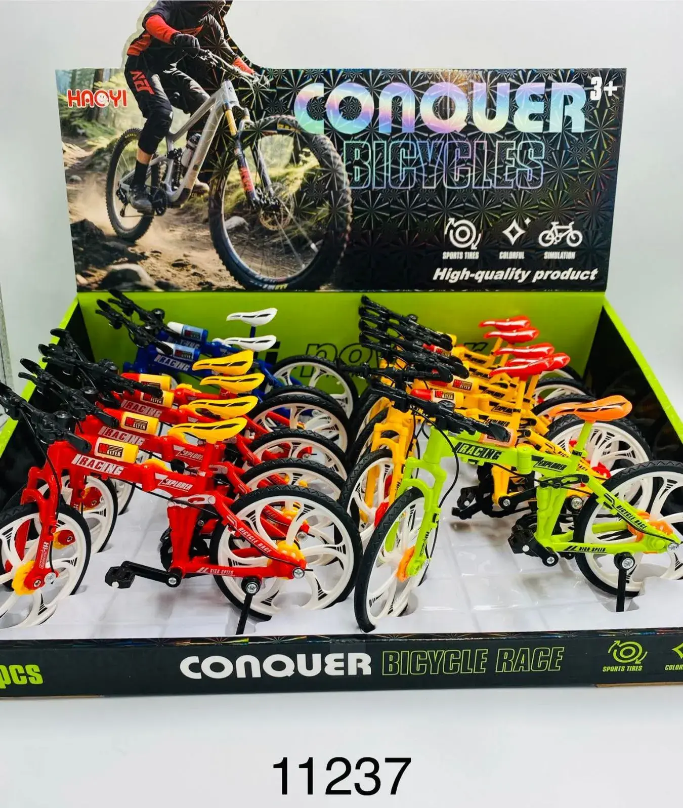 Zabawki rowerki Conquerer Bicycles Race, 12 szt