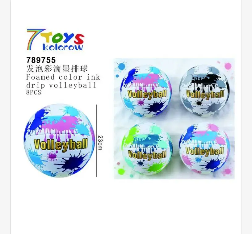 Zabawki Piłka do Siatkówki Foam Color Ink 23cm