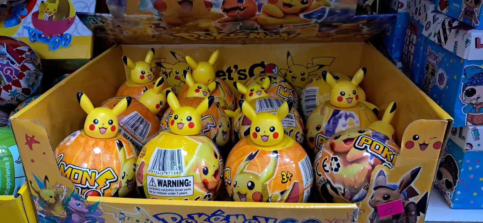 Jajka Pikachu Pokemon Pop Mart Mystery Egg 12 szt