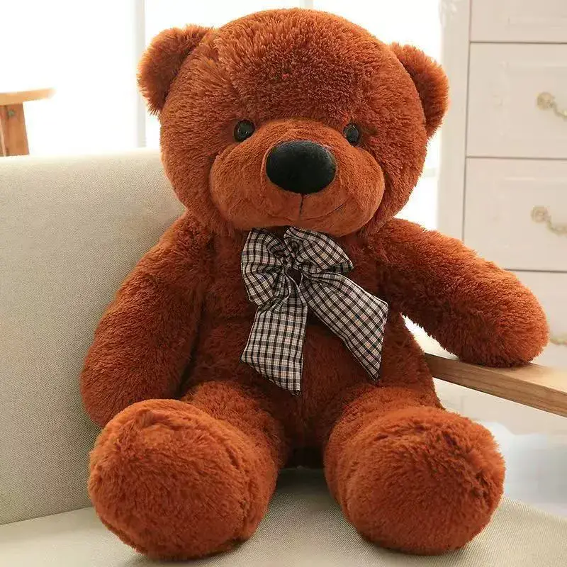 Maskotka Pluszowa Miś 80cm Brązowy z Kokardą