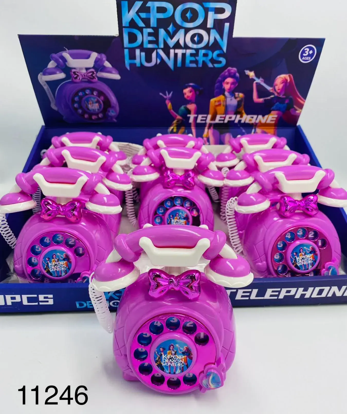 Zabawka telefon Demon Slayer Kpop fioletowy 24pc