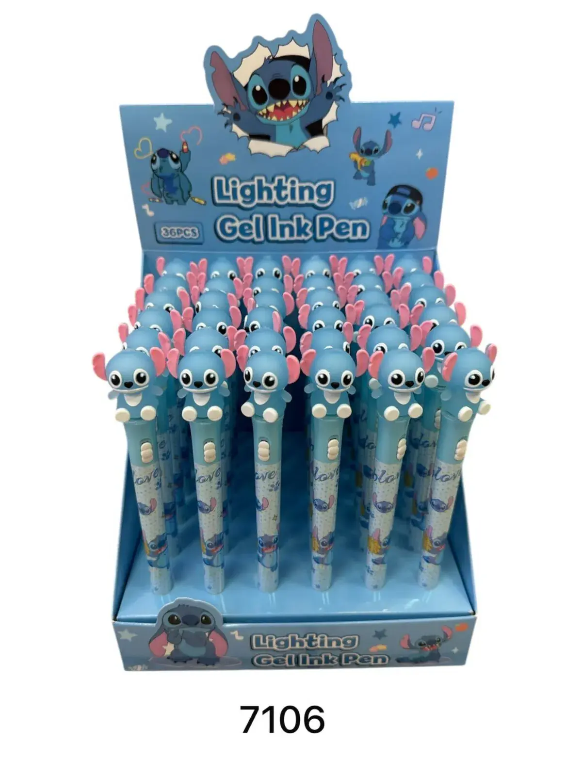 Gel Ink Pen Lilo & Stitch niebieski 7106