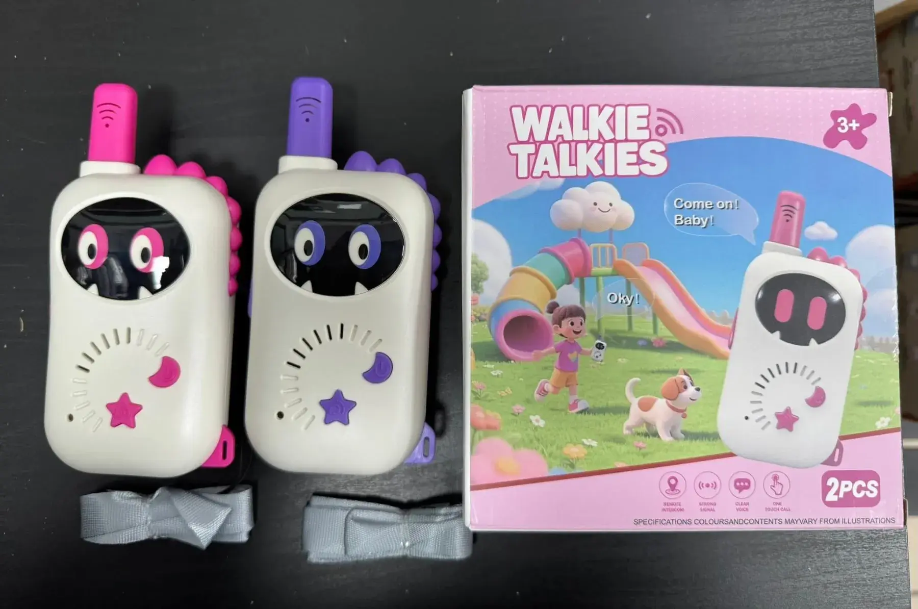 Walkie Talkies Zabawki 2PCS z potworami
