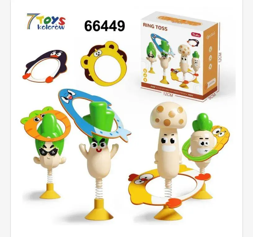 Zabawka Ring Toss 7TOYS kolorowa z figurkami