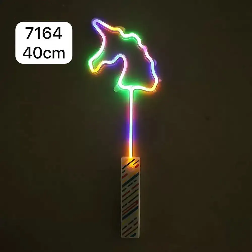 Różdżka LED Unicorn 40cm z podświetleniem