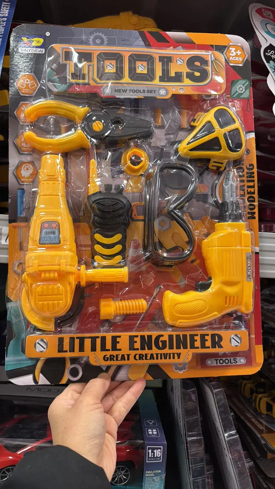 Zestaw Narzędzi Little Engineer dla Dzieci 3+