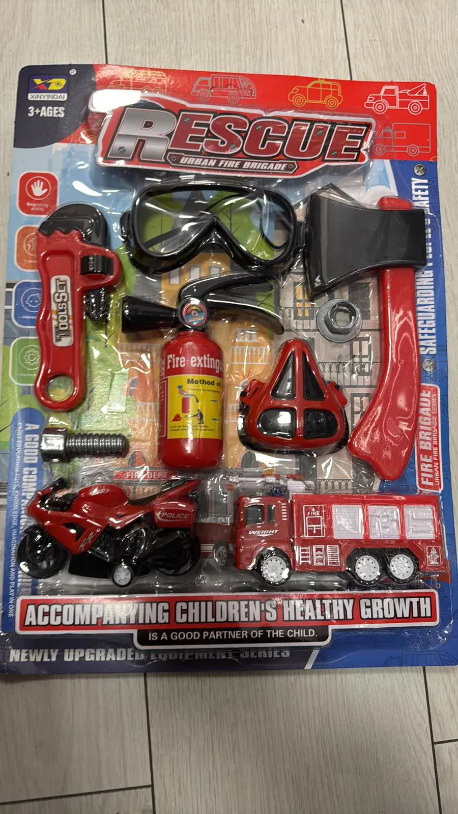 Zestaw Strażacki Rescue dla Dzieci 3+